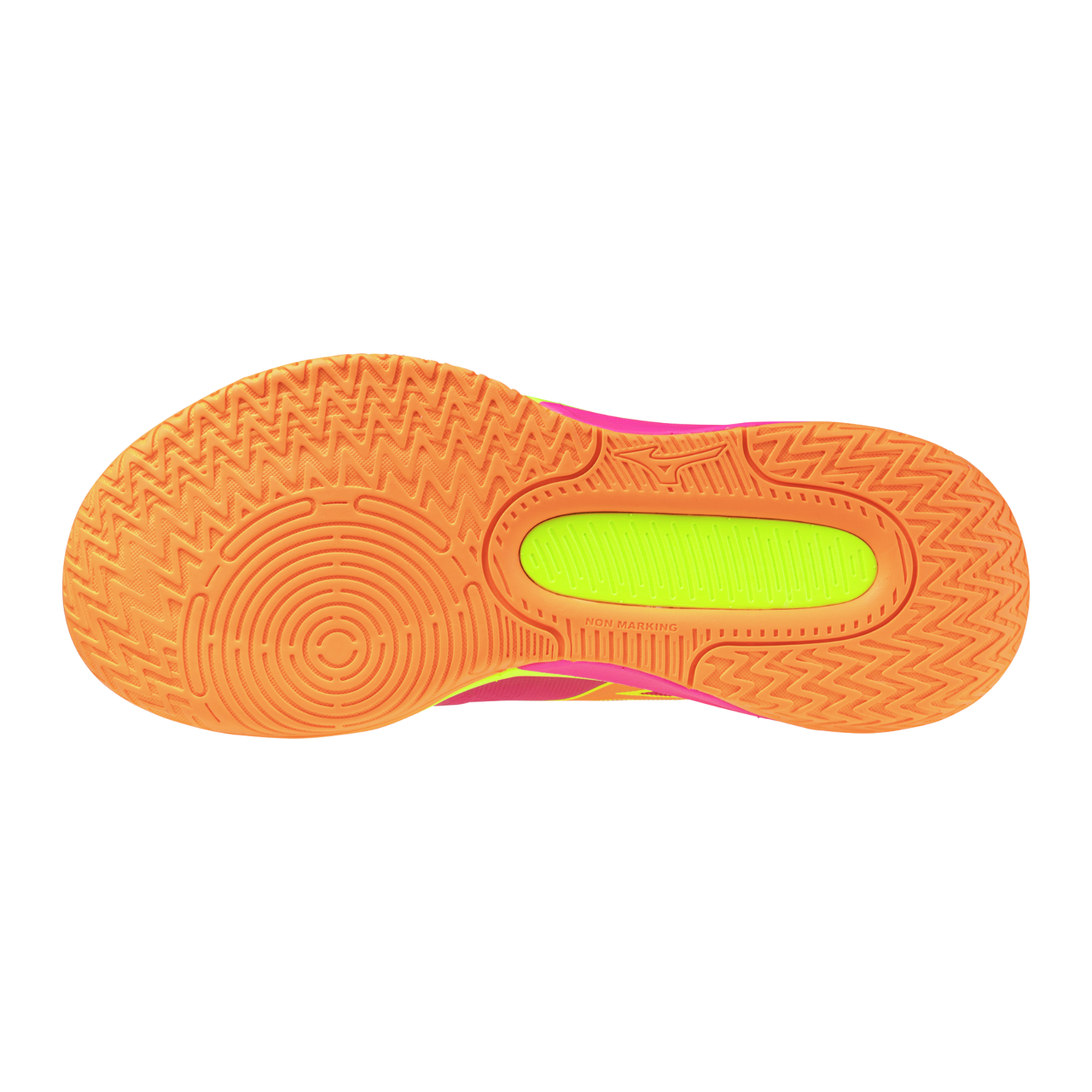Mizuno Neo Jump — Tênis de Vôlei Profissional — Rosa/Amarelo - Image 2