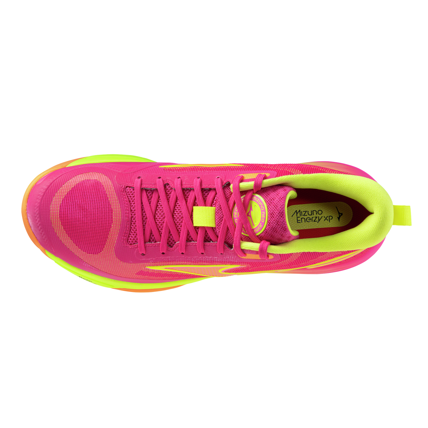 Mizuno Neo Jump — Tênis de Vôlei Profissional — Rosa/Amarelo - Image 4