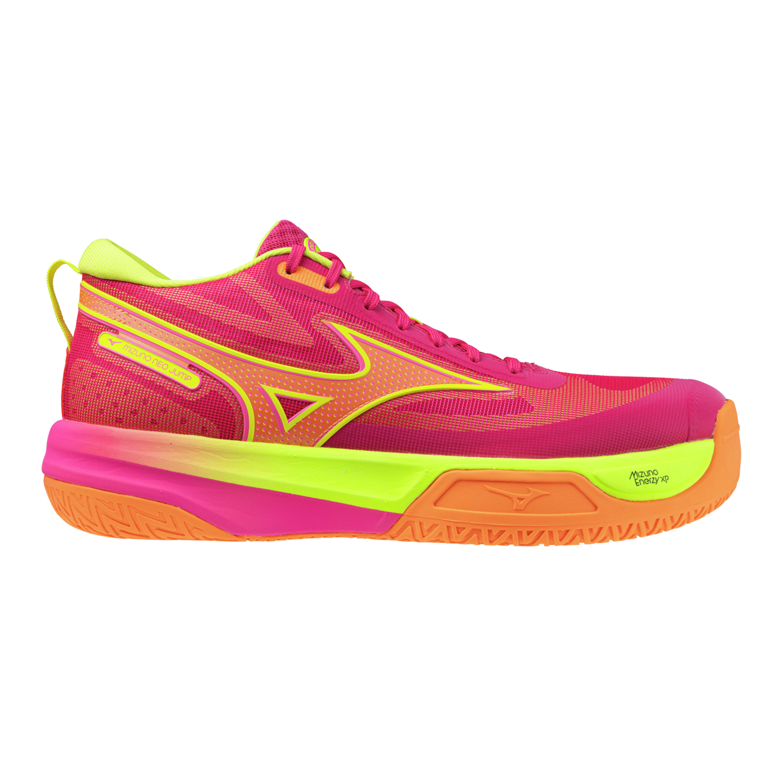 Mizuno Neo Jump — Tênis de Vôlei Profissional — Rosa/Amarelo - Image 6