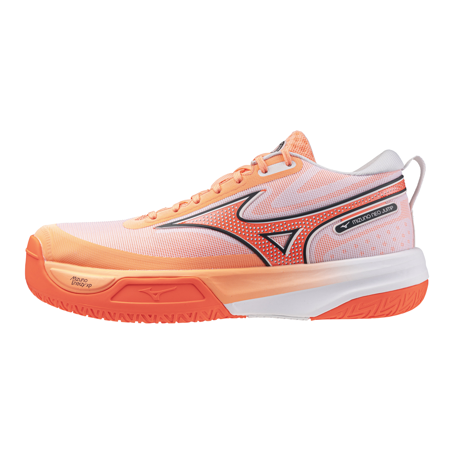 Mizuno Neo Jump — Tênis de Vôlei Profissional — Laranja/Branco