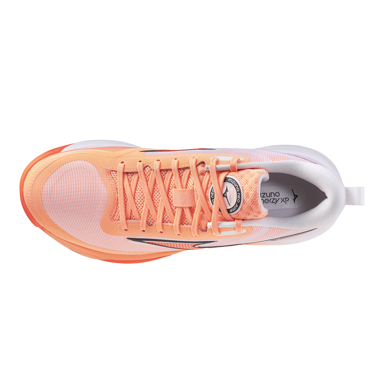 Mizuno Neo Jump — Tênis de Vôlei Profissional — Laranja/Branco - Image 4
