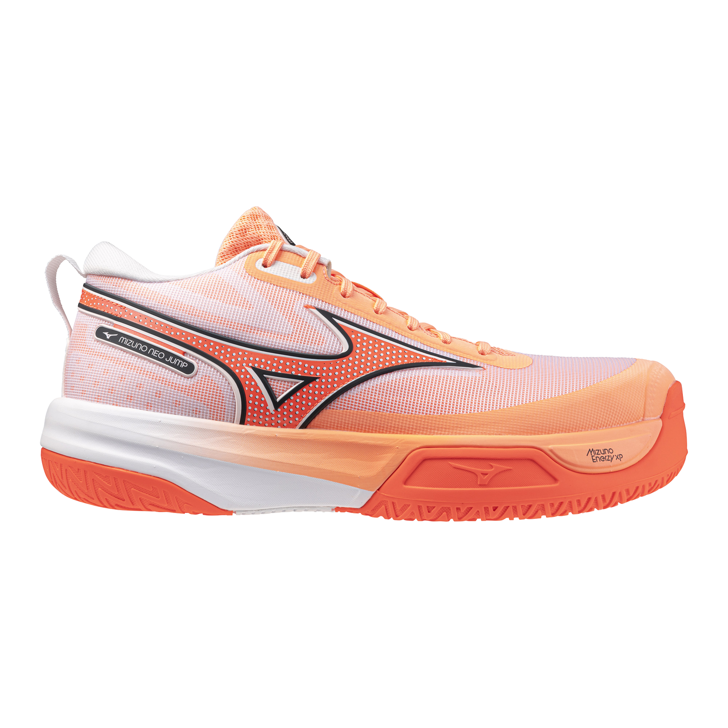 Mizuno Neo Jump — Tênis de Vôlei Profissional — Laranja/Branco - Image 2